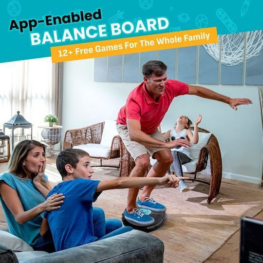 Particula Gobalance Play Διαδραστικός Πίνακας Ισορροπίας Σύνδεση Bluetooth Ρυθμιζόμενη Δυσκολία Όλα Επίπεδα Pa-gbn1play