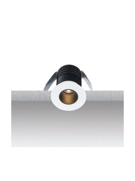 Zambelis Lights Wasserdicht Spot Deckenleuchte für den Außenbereich mit integriertem LED 2W in Weiß Farbe 180016 Zambelis Lights Wasserdicht Spot Deckenleuchte für den Außenbereich mit integriertem LED 2W in Weiß Farbe 180016