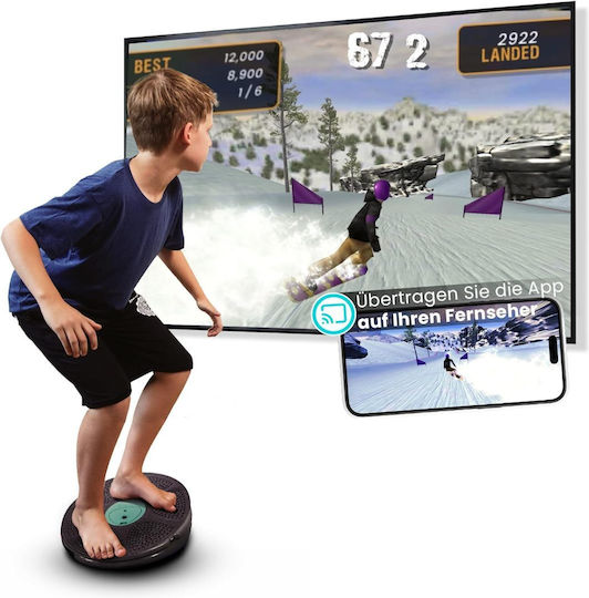 Particula Gobalance Play Διαδραστικός Πίνακας Ισορροπίας Σύνδεση Bluetooth Ρυθμιζόμενη Δυσκολία Όλα Επίπεδα Pa-gbn1play