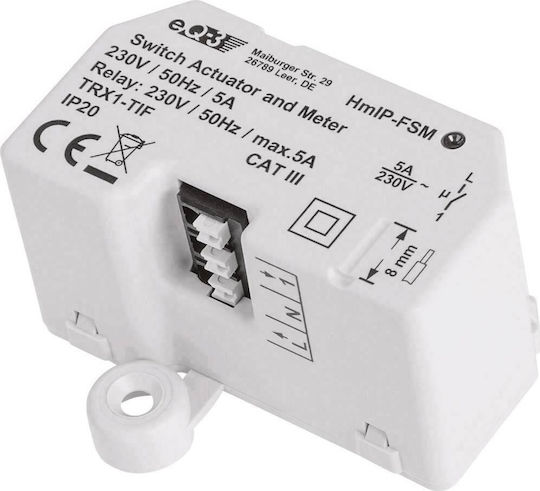 HomeMatic HomeMatic Intermediate Switch in White Color