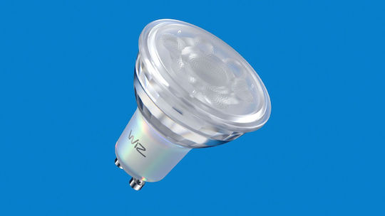 WiZ Smart Λάμπα LED για Ντουί GU10 και Σχήμα PAR16 Ρυθμιζόμενο Λευκό Dimmable