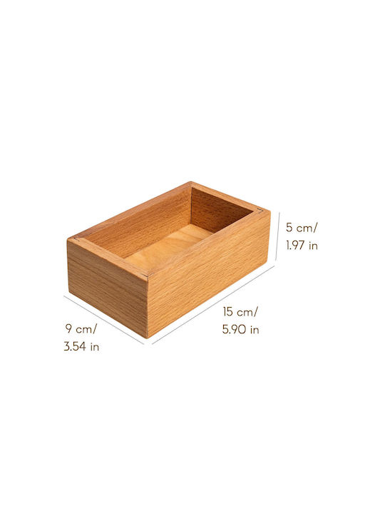 Creative Tischspiel Holz Basis 15x9x5cm Beige