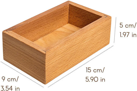 Creative Tischspiel Holz Basis 15x9x5cm Beige