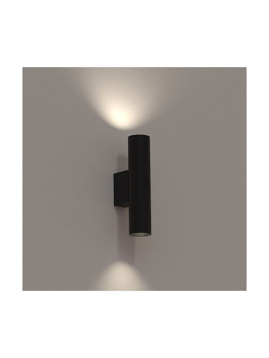 Nowodvorski Lamp Wall with Socket GU10 Black 7.5x4cm