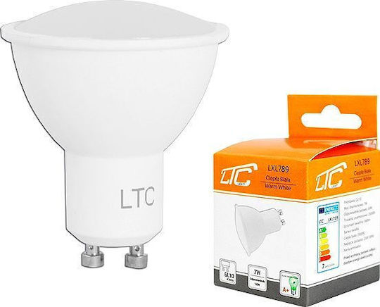 LTC Audio LED-Lampe 7W für Fassung GU10 Warmes Weiß 560lm