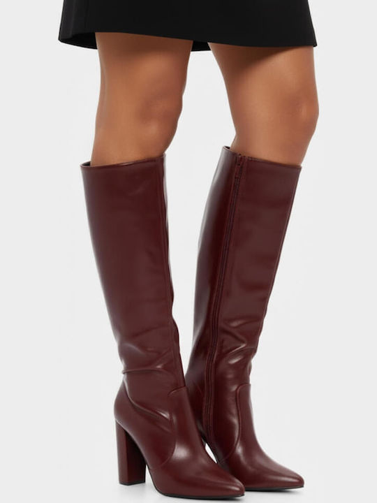 Damenstiefel Burgundisch