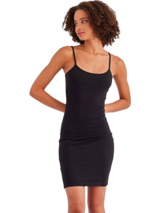Love Summer Mini Knitted Black Dress