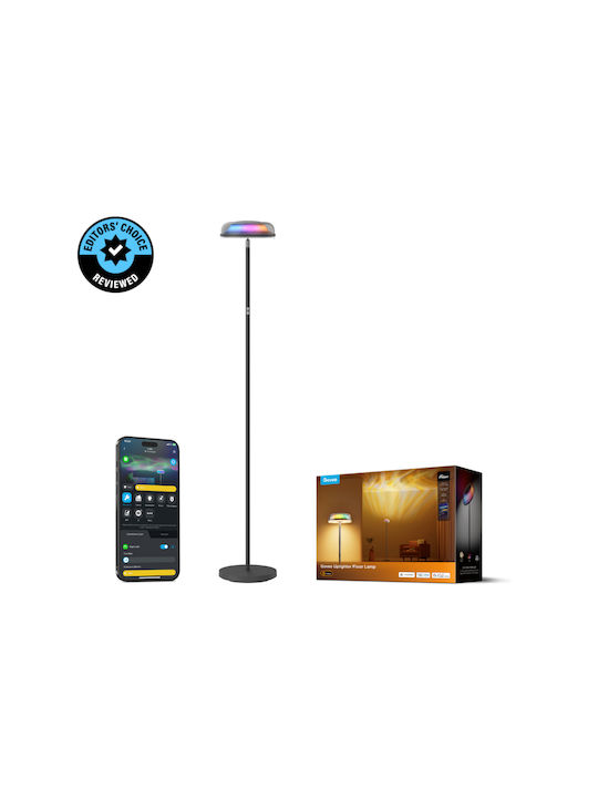 Govee Uplighter H60B0 LED Floor Lamp H170xW31cm. with RGBW Light 1000lm Black