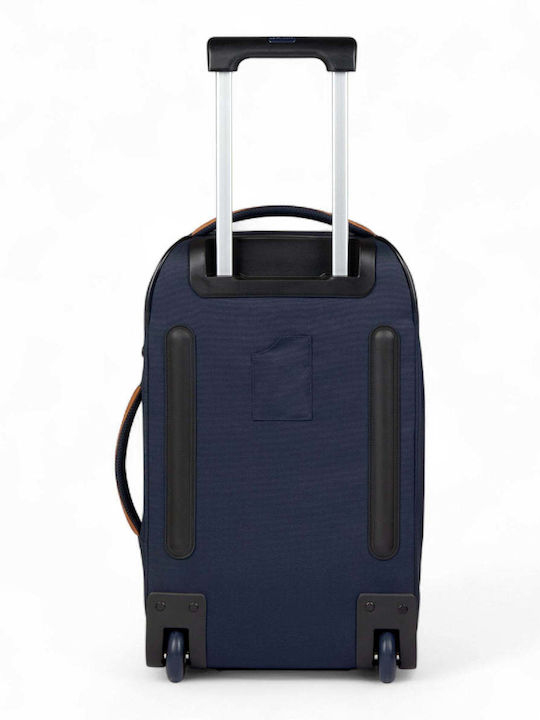 Satch Cabin Travel Suitcase Dark Blue with 4 Wheels
