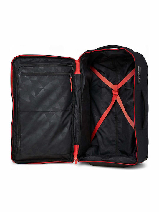 Satch Cabin Travel Suitcase Black with 4 Wheels