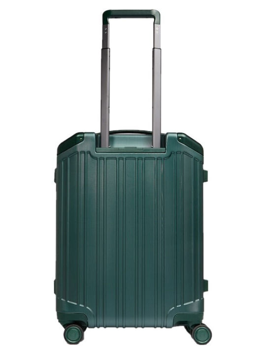 Piquadro Βαλίτσα Ταξιδίου Καμπίνας Flamed Green με 4 Ρόδες Ύψους 55εκ.
