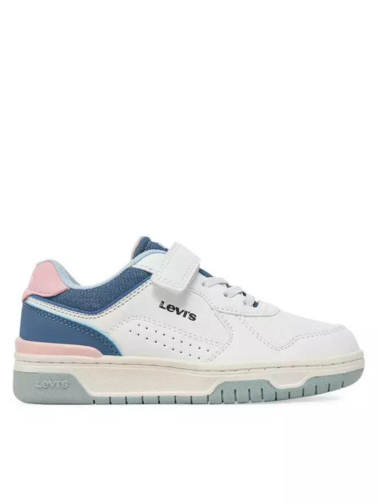Dereck Παιδικά Sneakers Ανατομικά με Σκρατς Λευκά