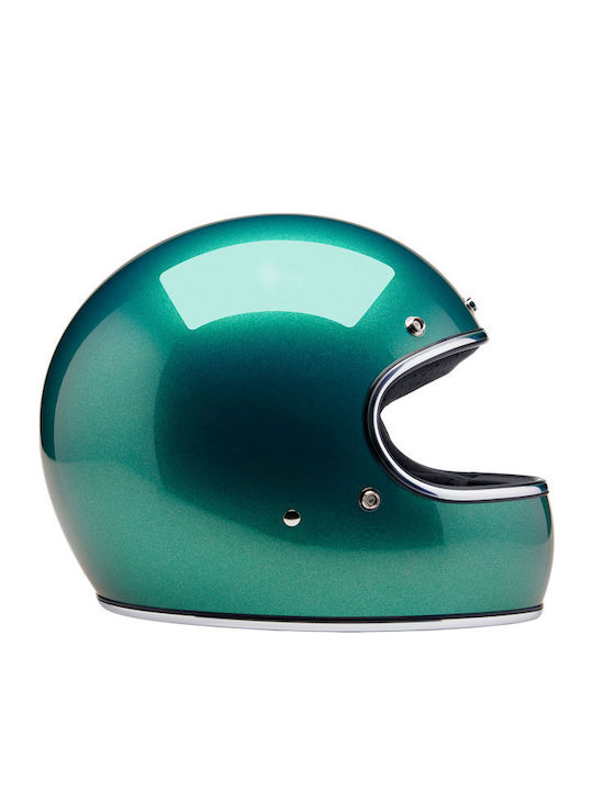 Biltwell Gringo Твърд бял гланц Мотоциклетна каска Full Face DOT / ECE 22.06