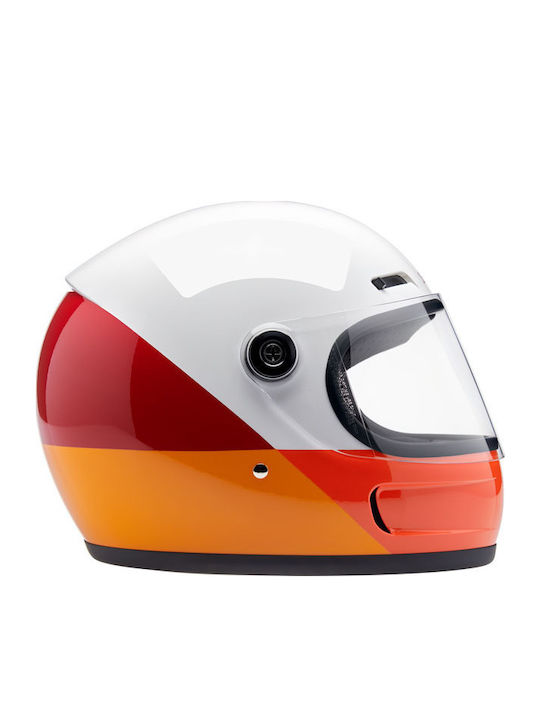 Biltwell Gringo Intersection Warm Motorradhelm Volles Gesicht DOT / ECE 22.06