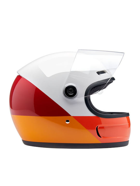 Biltwell Gringo Intersection Warm Motorradhelm Volles Gesicht DOT / ECE 22.06
