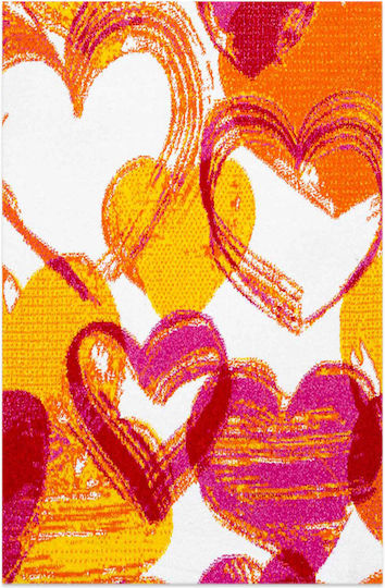Decostar Kinder Teppich Herzen Rosa 250x350cm Decostar Kinder Teppich Herzen Rosa 250x350cm