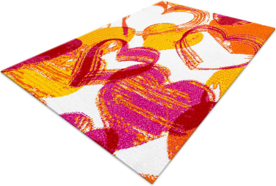 Decostar Kinder Teppich Herzen Rosa 250x350cm