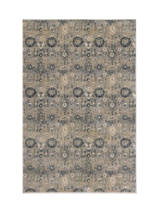 Ns Carpets Montana 563 Teppich Rechteckig Synthetisch,Polyester/Cotton/Leather Cream