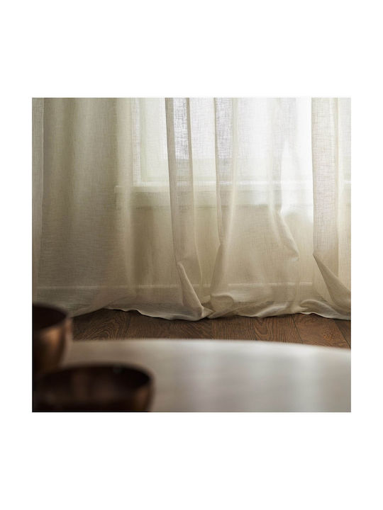 Gofis Home Vorhang mit Bleistiftfalten Combe 502 Beiges 200x295cm