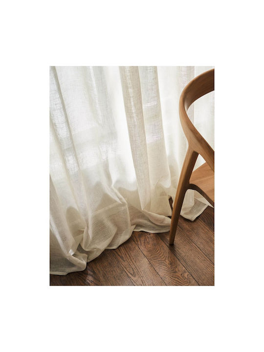 Gofis Home Vorhang mit Bleistiftfalten Combe 502 Beiges 200x295cm