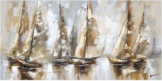 Pakketo Yelkan Ι Painting Oil Painting on Canvas 120x60cm