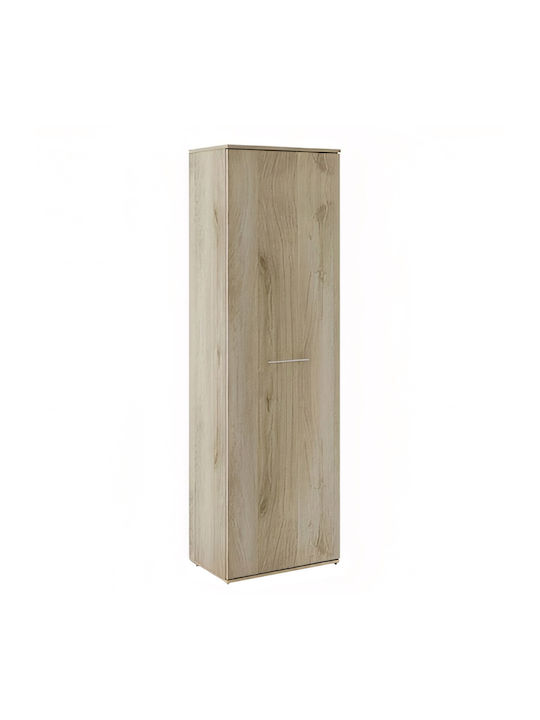 Ingvild Single Door Wardrobe Natural 55x36x175.5cm