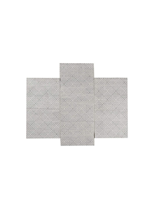 Σετ Μοντέρνα Χαλιά Κρεβατοκάμαρας Ivory Grey 9999991329362 3τμχ