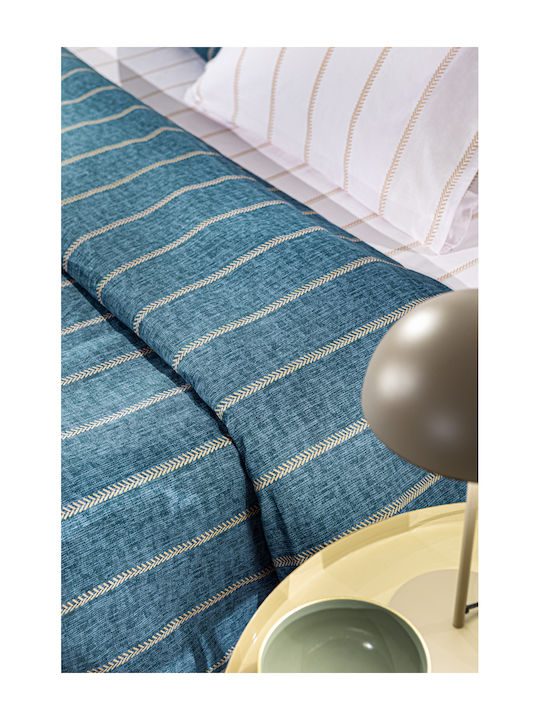 Guy Laroche Duvet Cover Set Cotton Queen with 2 Pillowcases 225x245 Beverly Denim