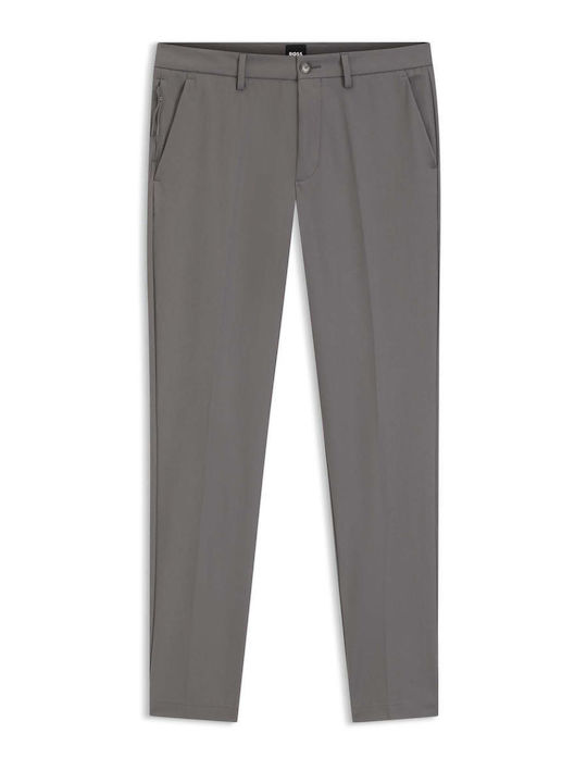 Trousers Chino Elastic in Slim Fit Gray