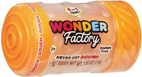 Mga Entertainment Wonder Factory Never Dry Dough Singles Orange 2