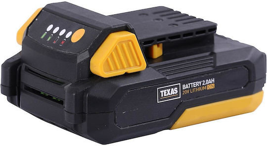 Texas Φυσητήρας Χειρός 20V με 1 Μπαταρία 4Ah & Μέγιστη Ταχύτητα Αέρα 150km/h