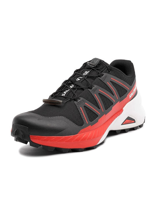 Speedcross Sport Shoes Trail Running Black / Asphalt / Fiery Red