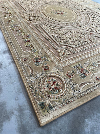 Bekas Carpets Genova Teppich Rechteckig Synthetisch,Polyester/Cotton/Leather Beige