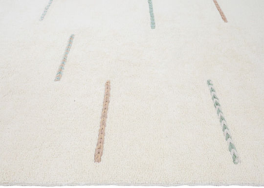 Bekas Carpets Joy Steps 1-iag-3556 Килим Правоъгълена Памук Екрю