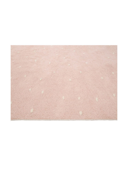 Bekas Carpets Joy Steps 1-iag-3586 Χαλί Ορθογώνιο Βαμβακερό Ροζ 120x170cm