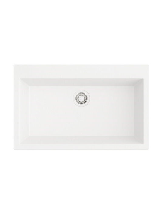 Unixton Drop-In Sink Synthetic Granite W78xD50cm Brown