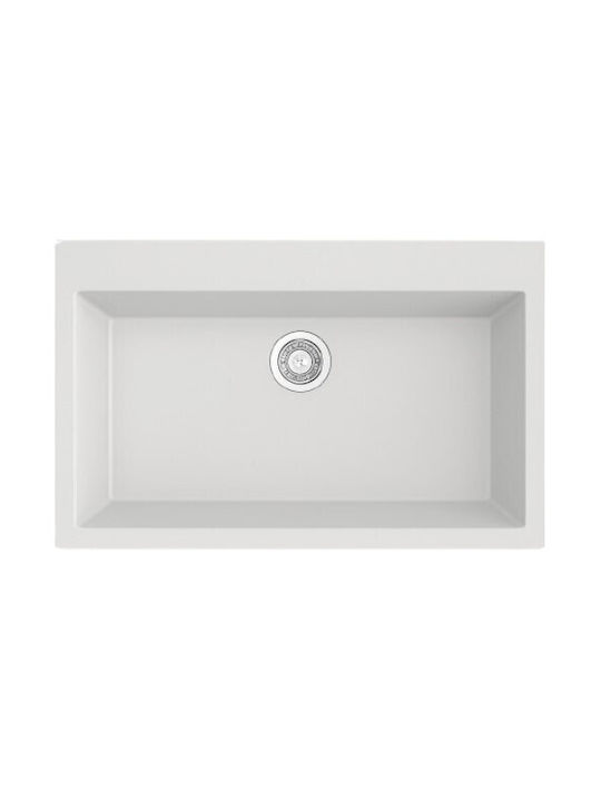 Unixton Drop-In Sink Synthetic Granite W78xD50cm Brown