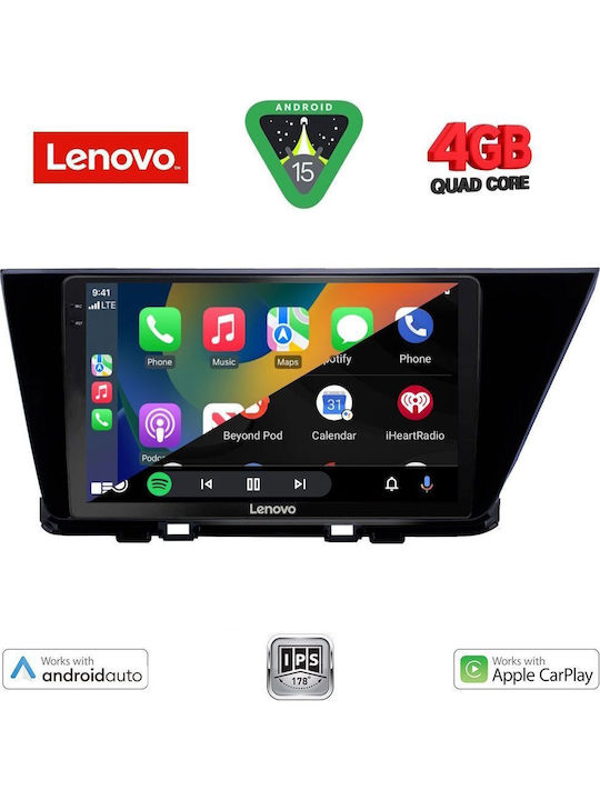 Lenovo Car Audio System for Kia Niro 2017-2021 (Bluetooth/USB/WiFi/GPS/Apple-Carplay/Android-Auto) with Touch Screen 9"