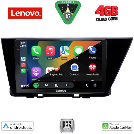 Lenovo Car Audio System for Kia Niro 2017-2021 (Bluetooth/USB/WiFi/GPS/Apple-Carplay/Android-Auto) with Touch Screen 9"