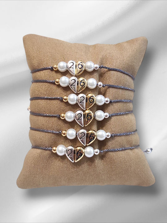 The Art of Beading Damen Armband Glücksbringer aus Kabel