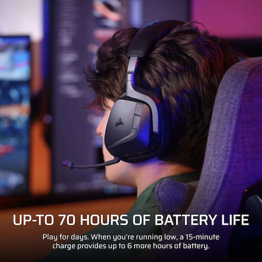 Corsair Void Max v2 Wireless Over Ear Gaming Headset with Bluetooth / USB Connectivity for Nintendo Switch / PC / PS4 / PS5