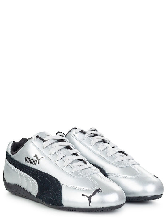 Speedcat Metallic Sneakers Silver