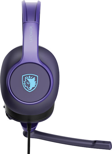 Sades Upower Über Ohr Gaming-Headset mit Konnektivität 3,5 mm Lila für PC