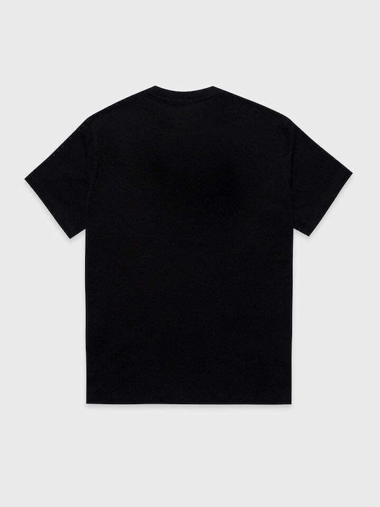 Kurzarmbluse Black