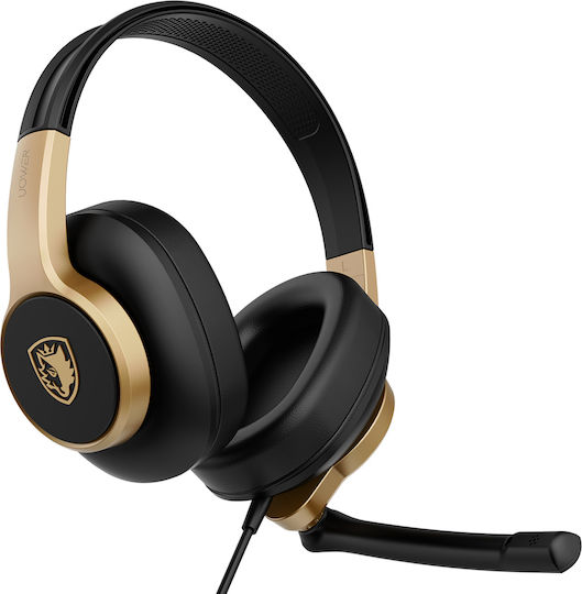 Sades Upower Over Ear Gaming Headset με σύνδεση 2x3.5mm for PC