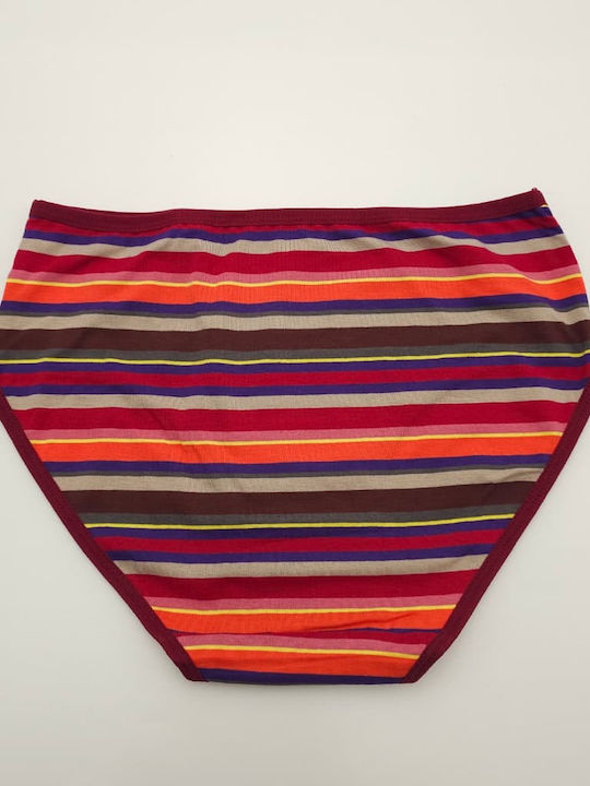 Slip Din Bumbac Pentru Femei Burgundy