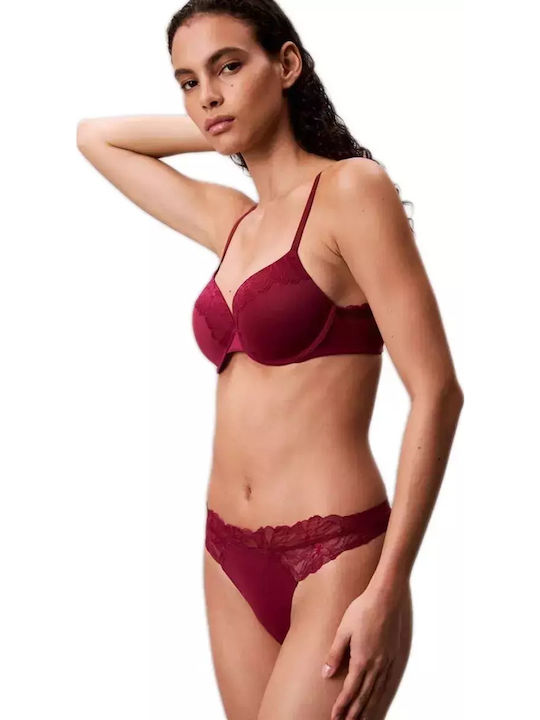 Γυναικείο String με Δαντέλα Alluring Pink