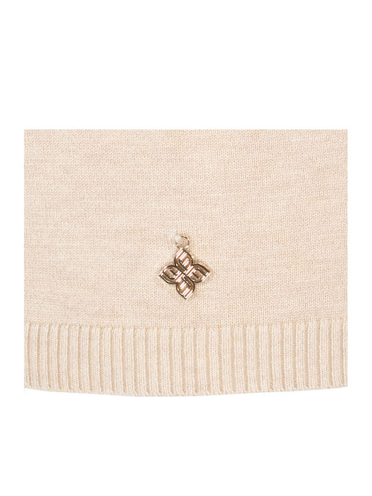 Women's Long Sleeve Sweater Beige