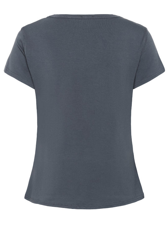 Γυναικείο T-shirt Σκούρο Γκρι
