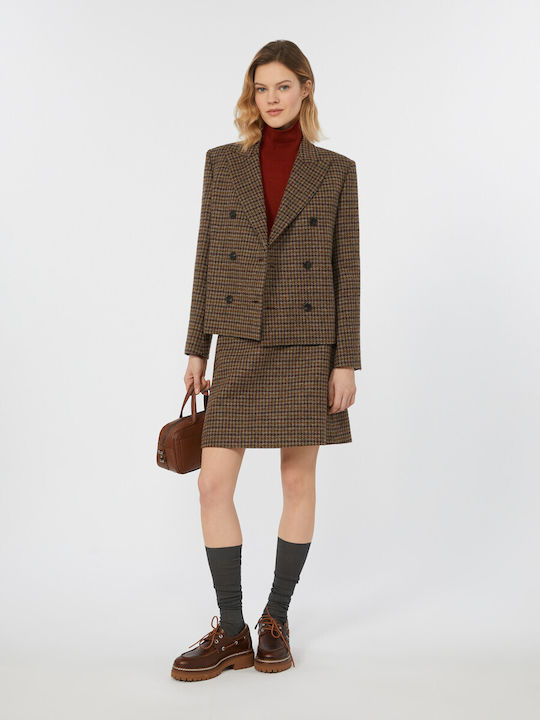 Women's Sweater Woolen Turtleneck Red Berry